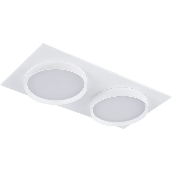 ST258.508.02 Св-к встр. Белый GX53 2*50W IP20 L220xW109xH43 220V Без ламп Встраиваемые светильники