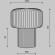 Настольный светильник Maytoni MOD404TL-01GR