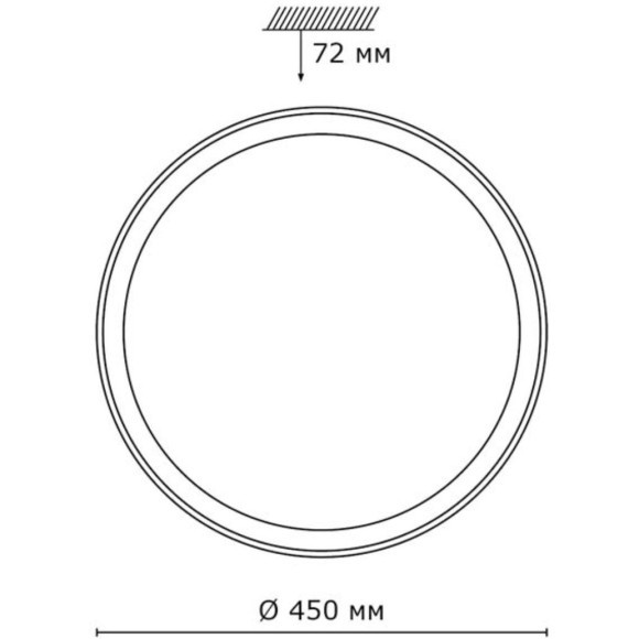 Светодиодный настенно-потолочный светильник с пультом Kabrio 2049/DL Светодиодный настенно-потолочный светильник с пультом Kabrio 2049/DL