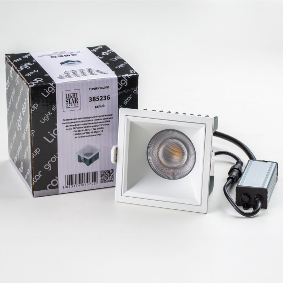 Светильник светодиодный универсальный IP65 Ciclone Lightstar 385236 Светильник светодиодный универсальный IP65 Ciclone Lightstar 385236
