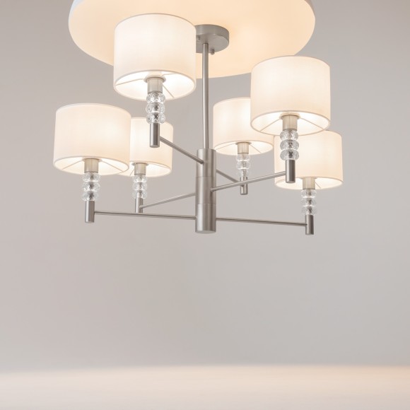 Люстра потолочная Maytoni MOD527PL-06N LINCOLN под лампы 6xE14 40W