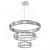 Люстра подвесная кольцевая хрустальная Odeon Light LED 88W 4000K 10200Лм VEKIA 4930/88L