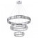 Люстра подвесная кольцевая хрустальная Odeon Light LED 88W 4000K 10200Лм VEKIA 4930/88L