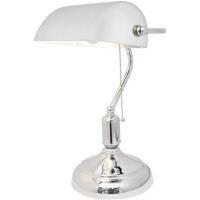 Интерьерная настольная лампа  LDT 305 WT+CHR