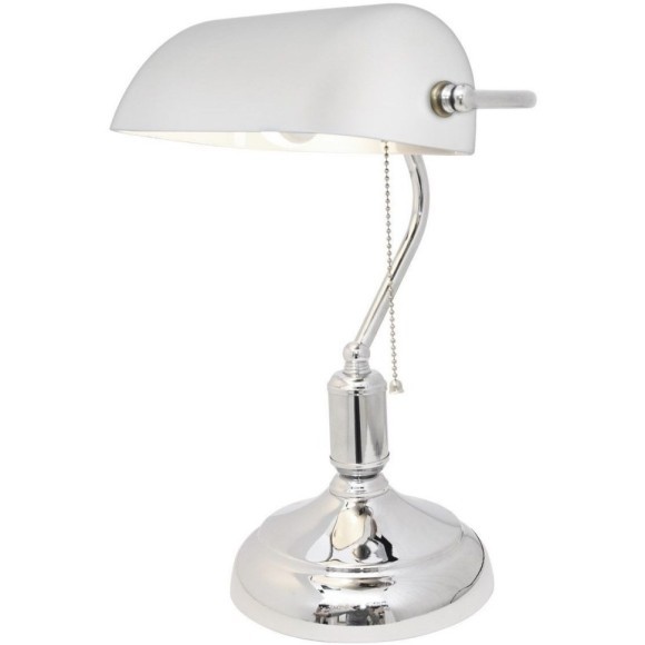Интерьерная настольная лампа LDT 305 WT+CHR Интерьерная настольная лампа LDT 305 WT+CHR