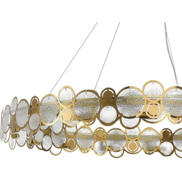 SL6133.313.16 Светильник подвесной ST-Luce Латунь/Дымчатый G9 LED 16*5W 4000K SWATCH SL6133.313.16 Светильник подвесной ST-Luce Латунь/Дымчатый G9 LED 16*5W 4000K SWATCH