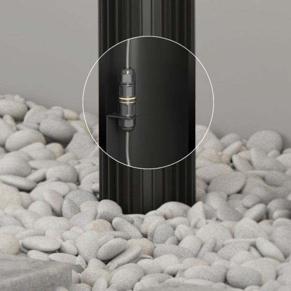 DK9725-BK Ландшафтный черный уличный светильник Denkirs FARSUN IP65 под лампу 1xE27 до 18Вт DK9725-BK Ландшафтный черный уличный светильник Denkirs FARSUN IP65 под лампу 1xE27 до 18Вт