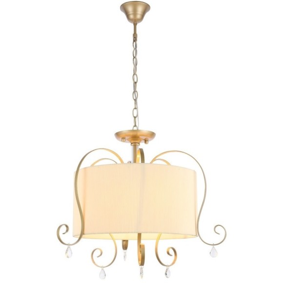 SL177.213.03 Светильник подвесной Золотистый/Белый E14 3*40W AZZURRO