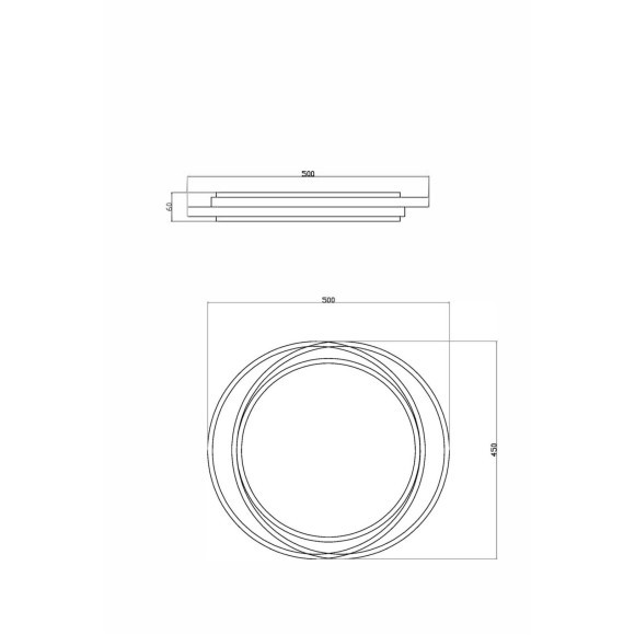 Потолочный светильник светодиодный с пультом Lisoa FR10031CL-L98B