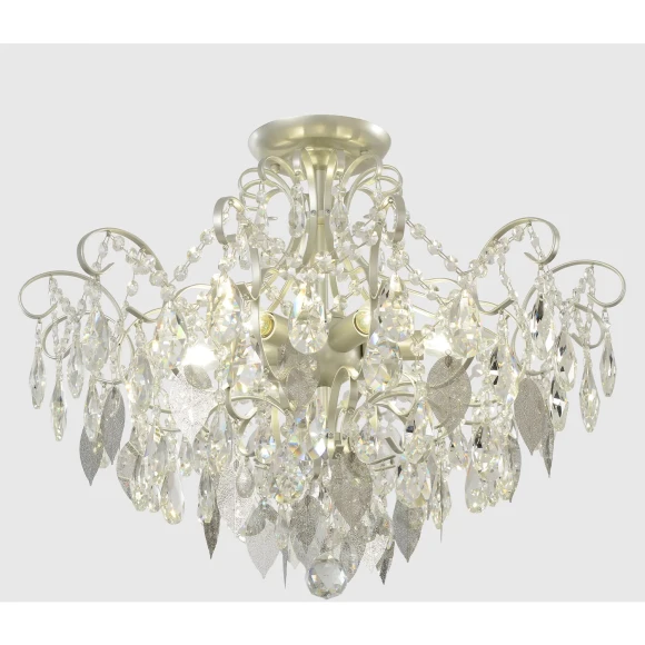 Светильник потолочный Crystal Lux ESMIRALDA PL6 SILVER 0524/106