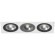 Встраиваемый светильник Lightstar i836070907 Intero 111 под лампы 3xGU10 150W