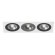 Встраиваемый светильник Lightstar i836070907 Intero 111 под лампы 3xGU10 150W