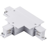 Соединение тройное левое перекидное встраиваемое с подводом питания к треку 5030xx-R Quattro Lightstar 503136-RPSL