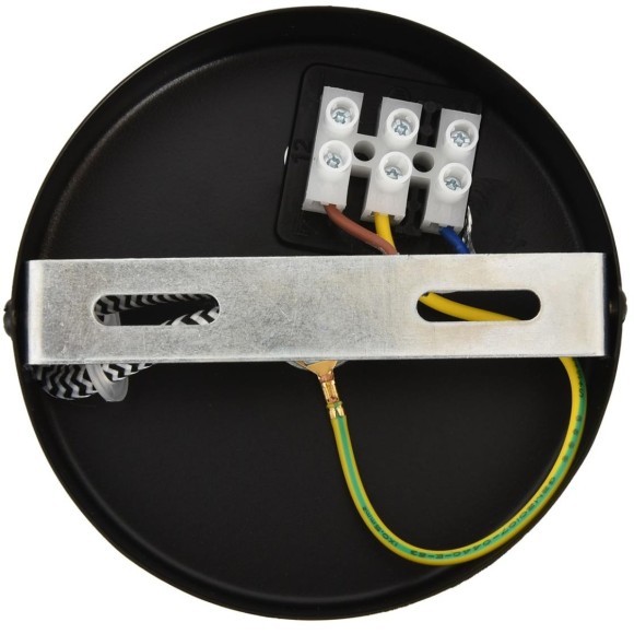 8364/1A ECO LN26 330 черный, металл/бетон Подвес E27 LED 10W 220V TESLA