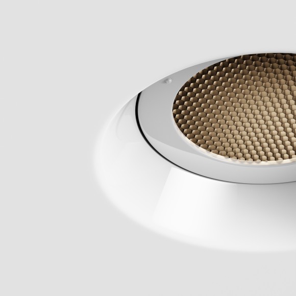 DL137-GU10-W Безрамочнный спот для ПВХ натяжных потолков под лампу GU10. В комплекте 3 белых и 1 черная рамка + антибликовый фильтр Maytoni Intro 2.0 Sharp