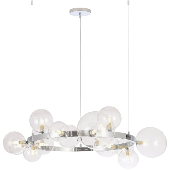 Люстра Crystal Lux AGATA SP15 V2 CHROME/TRANSPARENTE Люстра Crystal Lux AGATA SP15 V2 CHROME/TRANSPARENTE