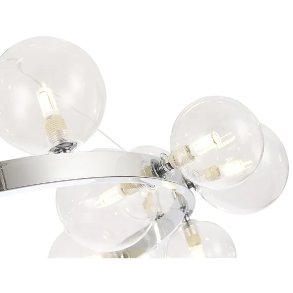 Люстра Crystal Lux AGATA SP15 V2 CHROME/TRANSPARENTE Люстра Crystal Lux AGATA SP15 V2 CHROME/TRANSPARENTE