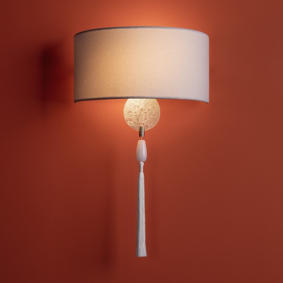 Настенный светильник (бра) с тканевы плафоном и 2 лампами E14 Freya Agate FR2052WL-02N Настенный светильник (бра) с тканевы плафоном и 2 лампами E14 Freya Agate FR2052WL-02N