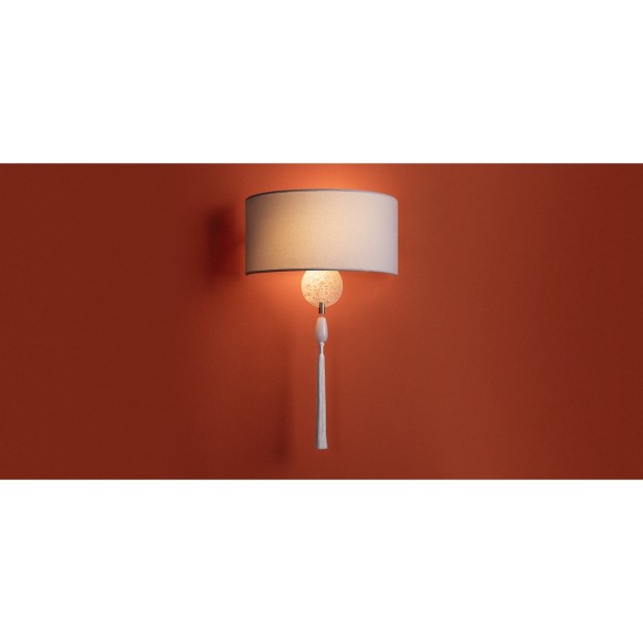 Настенный светильник (бра) с тканевы плафоном и 2 лампами E14 Freya Agate FR2052WL-02N Настенный светильник (бра) с тканевы плафоном и 2 лампами E14 Freya Agate FR2052WL-02N