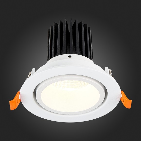 ST705.548.10 Св-к встр. Белый LED 1*10W 4000K 750Lm Ra90 38° IP20 D102xH85 170-240V Встраиваемые светильники ST705.548.10 Св-к встр. Белый LED 1*10W 4000K 750Lm Ra90 38° IP20 D102xH85 170-240V Встраиваемые светильники