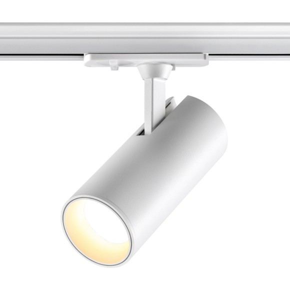 Однофазный двужильный светодиодный трековый светильник Novotech 359155 SELENE 3000К 2300Лм CRI90+ 45° 24Вт Однофазный двужильный светодиодный трековый светильник Novotech 359155 SELENE 3000К 2300Лм CRI90+ 45° 24Вт
