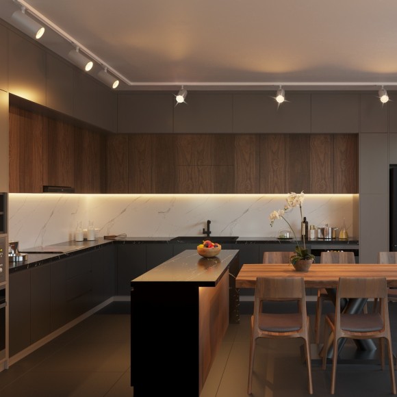 Однофазный двужильный светодиодный трековый светильник Novotech 359155 SELENE 3000К 2300Лм CRI90+ 45° 24Вт Однофазный двужильный светодиодный трековый светильник Novotech 359155 SELENE 3000К 2300Лм CRI90+ 45° 24Вт