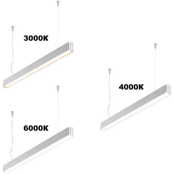 Светильник подвесной с переключателем цветовой температуры, длина провода 2м LED 28W 3000/4000/6000K Novotech YESO 359404