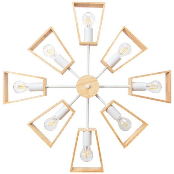 Люстра потолочная Arte Lamp A8030PL-8WH BRUSSELS под лампы 8xE27 60W