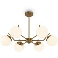 Люстра потолочная Freya FR5173PL-06BS Moonrock под лампы 6xE27 60W