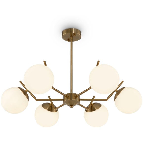 Люстра потолочная Freya FR5173PL-06BS Moonrock под лампы 6xE27 60W Люстра потолочная Freya FR5173PL-06BS Moonrock под лампы 6xE27 60W