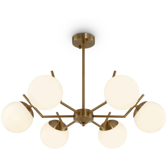 Люстра потолочная Freya FR5173PL-06BS Moonrock под лампы 6xE27 60W Люстра потолочная Freya FR5173PL-06BS Moonrock под лампы 6xE27 60W