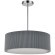 8111/5 MODERNI LN25 хром/серый, металл/текстиль Люстра подвесная E14 5*40W 220V ZIGRISA