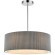 8111/5 MODERNI LN25 хром/серый, металл/текстиль Люстра подвесная E14 5*40W 220V ZIGRISA