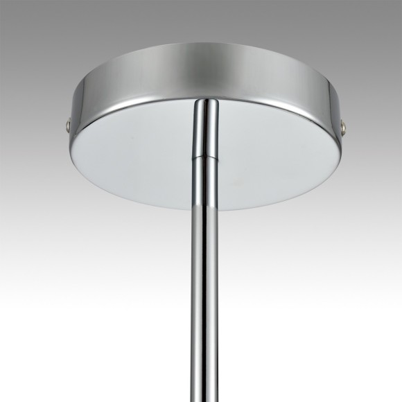 8111/5 MODERNI LN25 хром/серый, металл/текстиль Люстра подвесная E14 5*40W 220V ZIGRISA