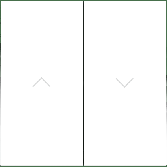 Клавиши для выключателя жалюзи, S70 (белый матовый)