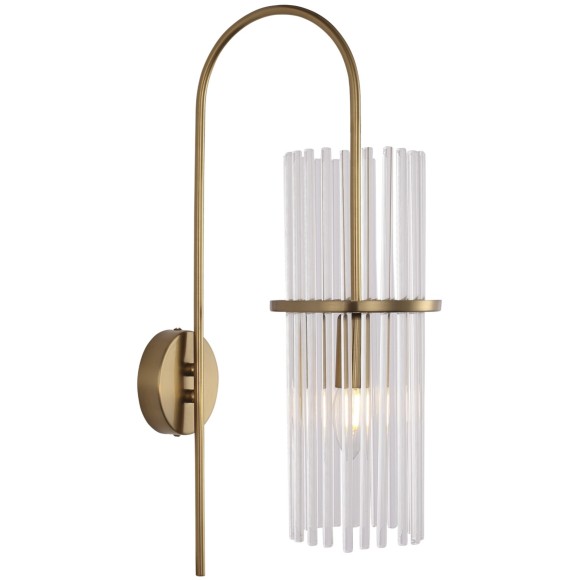 SL6145.301.01 Светильник настенный ST-Luce латунь/прозрачный E14 1*40W TASSE