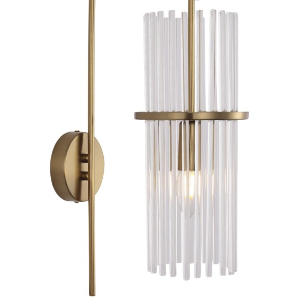 SL6145.301.01 Светильник настенный ST-Luce латунь/прозрачный E14 1*40W TASSE