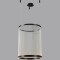 Crystal Lux ATRIUM B SP50W LED 4100/250.2 Подвесной светильник дизайнерский черный, с эффектом вертикальных световых линий в плафоне, LED 50Вт 5000Лм 3000К CRI90 IP20 220V