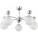 SLE106102-05 Светильник потолочный Хром/Белый E27 5*60W PECHIO