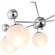 SLE106102-05 Светильник потолочный Хром/Белый E27 5*60W PECHIO