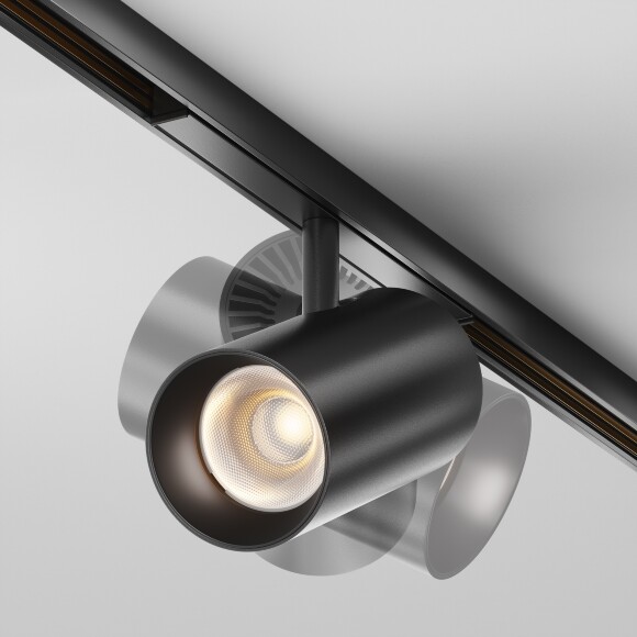 Maytoni EXILITY X TR243-12W3K-B Трековый светодиодный черный магнитный светильник цилиндр диаметром 5.5см, с DIP переключателем группы включения на корпусе, LED 12Вт 3000K 1300Лм CRI90 36° IP20 48В Maytoni EXILITY X TR243-12W3K-B Трековый светодиодный черный магнитный светильник цилиндр диаметром 5.5см, с DIP переключателем группы включения на корпусе, LED 12Вт 3000K 1300Лм CRI90 36° IP20 48В