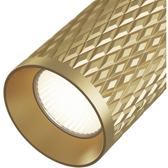 Однофазный двужильный трековый светильник Maytoni Unity TR011-1-GU10-G Focus Design под сменную лампу GU10