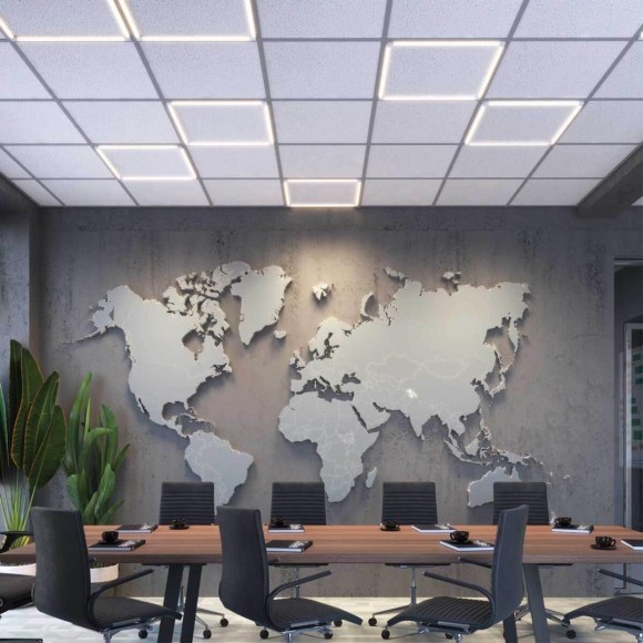 Потолочный офисный светильник Novotech 358455 NELIO светодиодный LED 48W