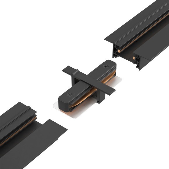 Прямой соединитель для встр. в ГКЛ однофазного шинопровода Crystal Lux CLT 0.2211 01 BL