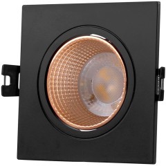 DK3071-BBR Встраиваемый светильник, IP 20, 10 Вт, GU5.3, LED, черный/бронзовый, пластик DK3071-BBR Встраиваемый светильник, IP 20, 10 Вт, GU5.3, LED, черный/бронзовый, пластик