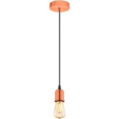 32539 Подвес YORTH, 1х60W (E27), Ø100, H2000, сталь, брашированный медный