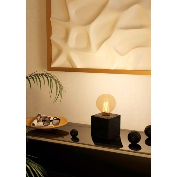 43734 Настольная лампа PRESTWICK 2, 1Х40W, E27, L95, B95, H95, дерево, черный 43734 Настольная лампа PRESTWICK 2, 1Х40W, E27, L95, B95, H95, дерево, черный