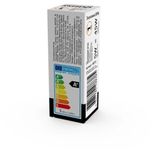 18015 Лампа Gauss Elementary G4 AC210-240V 5W 400lm 3000K силикон LED 1/20/200 18015 Лампа Gauss Elementary G4 AC210-240V 5W 400lm 3000K силикон LED 1/20/200