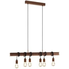 49859 Подвес TOWNSHEND 4, 6х60W (E27), L1005, B70, H1100, сталь, коричневый cостаренный 49859 Подвес TOWNSHEND 4, 6х60W (E27), L1005, B70, H1100, сталь, коричневый cостаренный