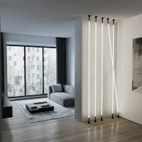 Arte Lamp SKYCROSS NEON A604506N Готовая тросовая неоновая система, длина 6м, шарнирные крепления, блок питания покупается отдельно, питание 24В 12Вт/м 1000лм/м 4000К CRI90+ диоды SMD2835 336шт/м IP20